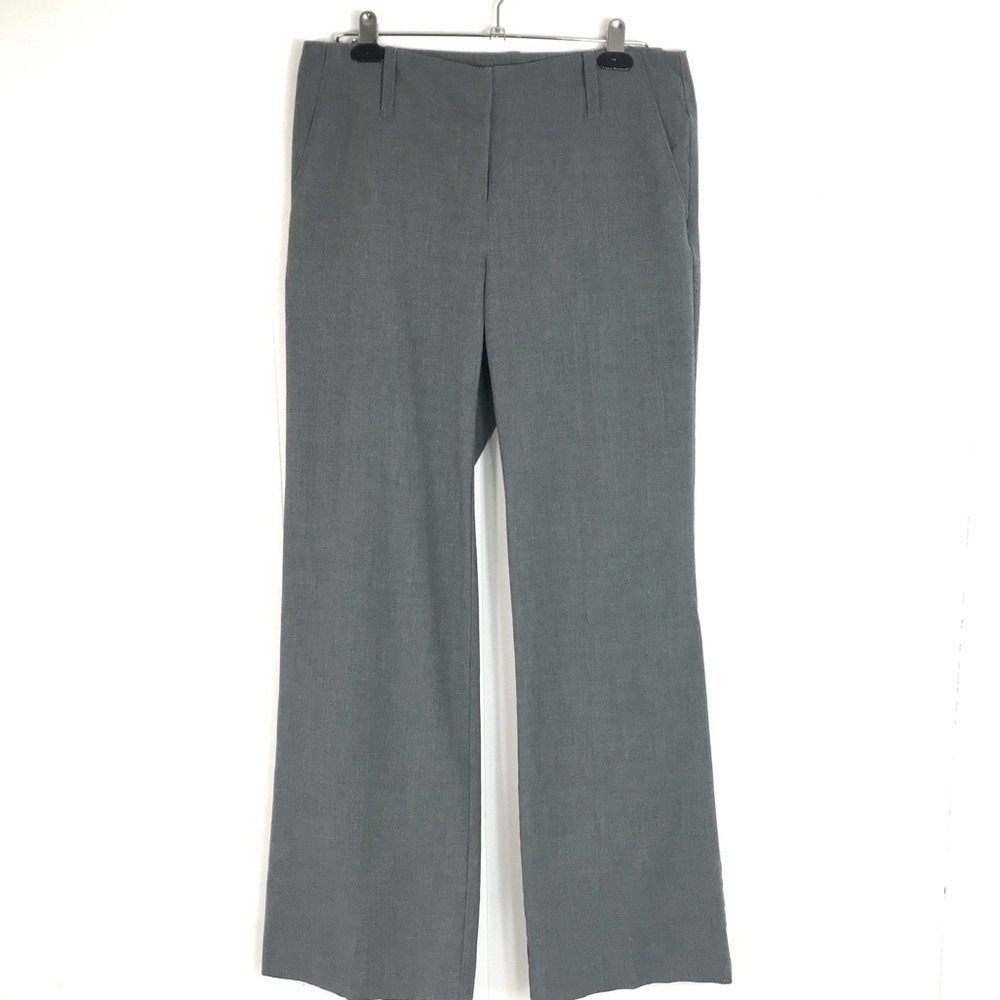 NEW YORK & COMPANY Stretch Gray Wide Leg Dress Pants Women's Size 6 Tall - Picture 1 of 7